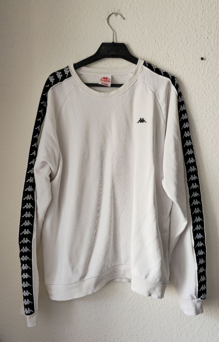 Kappa Maglioni & Felpe: Pull Kappa blanc, taille XXL Vintage – Usato da Genève venduto da MariaS2 1