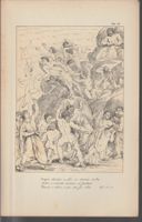 DANTE Divine comedy Inferno chant V v. 13 Minosse old print
