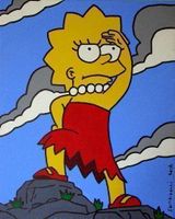 Stephan Sembinelli / Lisa Simpson / Original / 50 × 40 cm