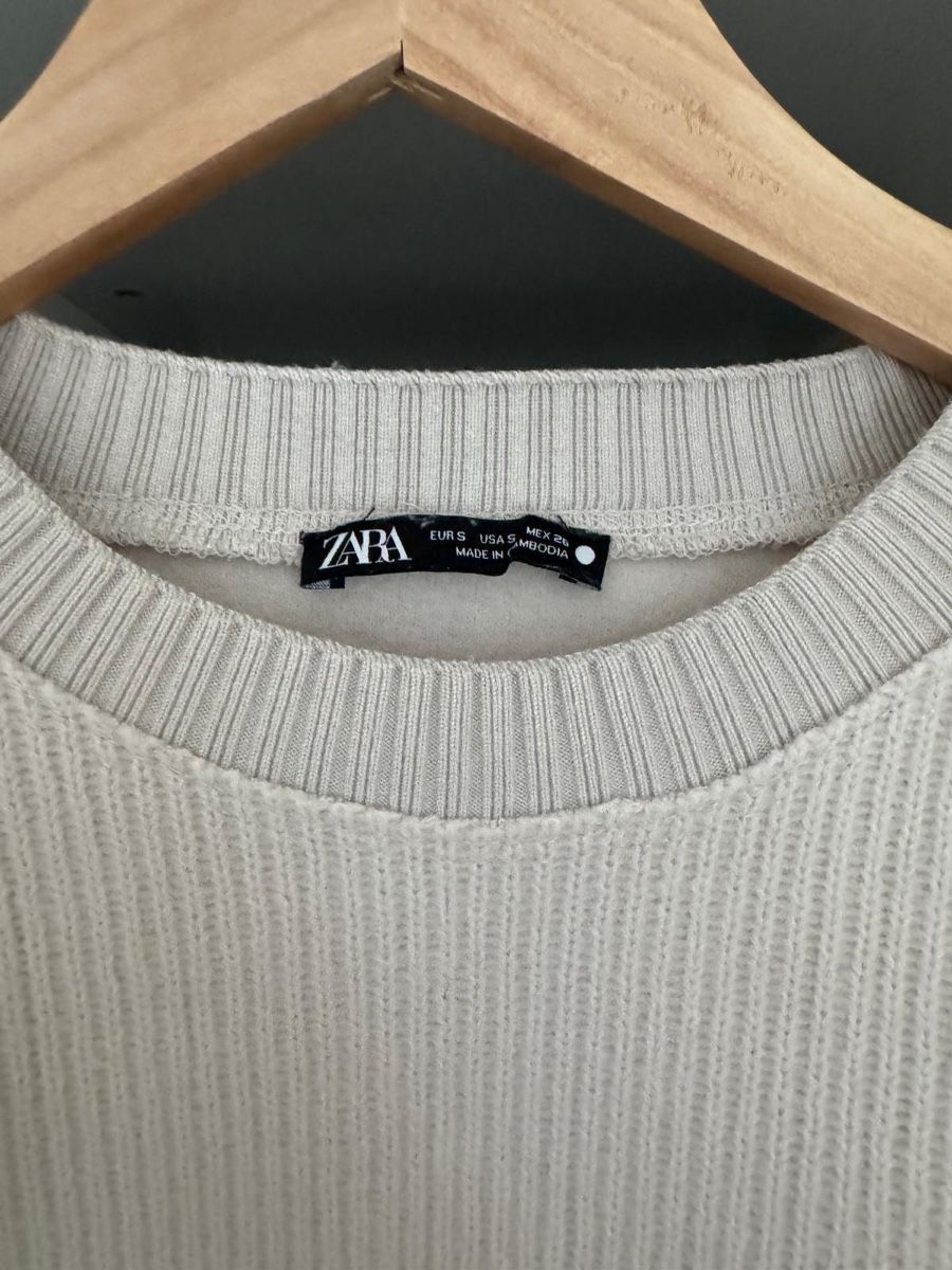Maglioni & Felpe: Gestreifter Pullover, weiss, Oversized, Grösse XS Zara – Usato da Zofingen venduto da ismail01a 2