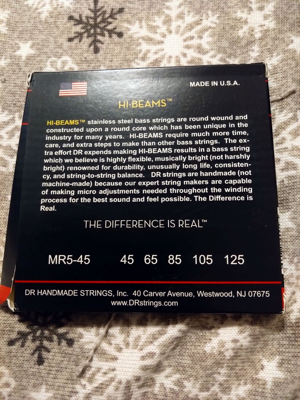 Strumenti musicali: 1x DR Strings MR5-45 Saitensatz fabrikneu  – Nuovo e nell'imballaggio originale da Killwangen venduto da devils_ransom 1