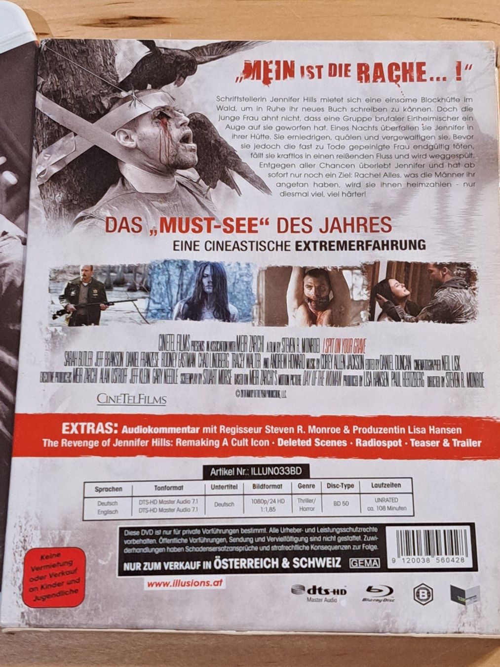 Tutti i DVDs: Blu-ray I Spit on your Grave 1, UNRATED – Nuovo (secondo la descrizione) da Unterseen venduto da Kanica 3