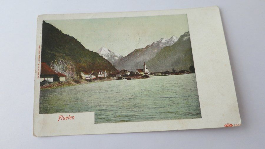 Cartoline postali: Flüelen - um ca. 1920 – Usato da Jona venduto da centumprata