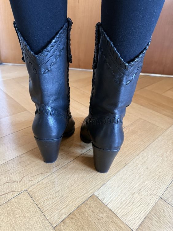 Mango Scarpe da donna: Lederstiefel Gr. 40 – Nuovo (secondo la descrizione) da Basel venduto da pet_y7pt 3