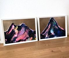 Matterhorn Pilatus Acryl Kunst Modern Art Berg Zermatt Bild