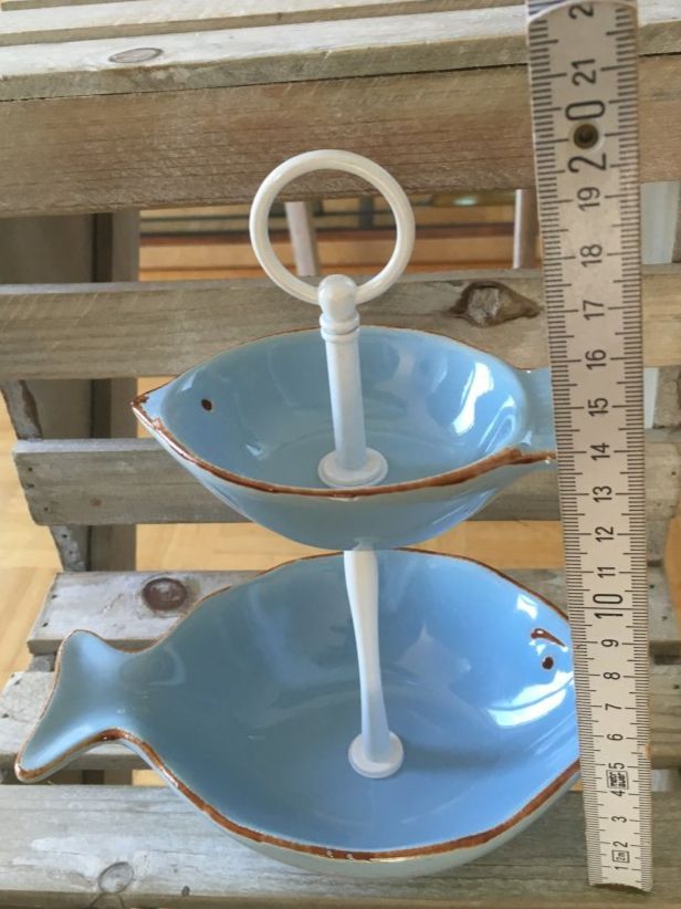 Tutte le decorazioni: ETAGERE  MIT  FISCH - SCHALEN – Usato da Subingen venduto da ArtBead 5