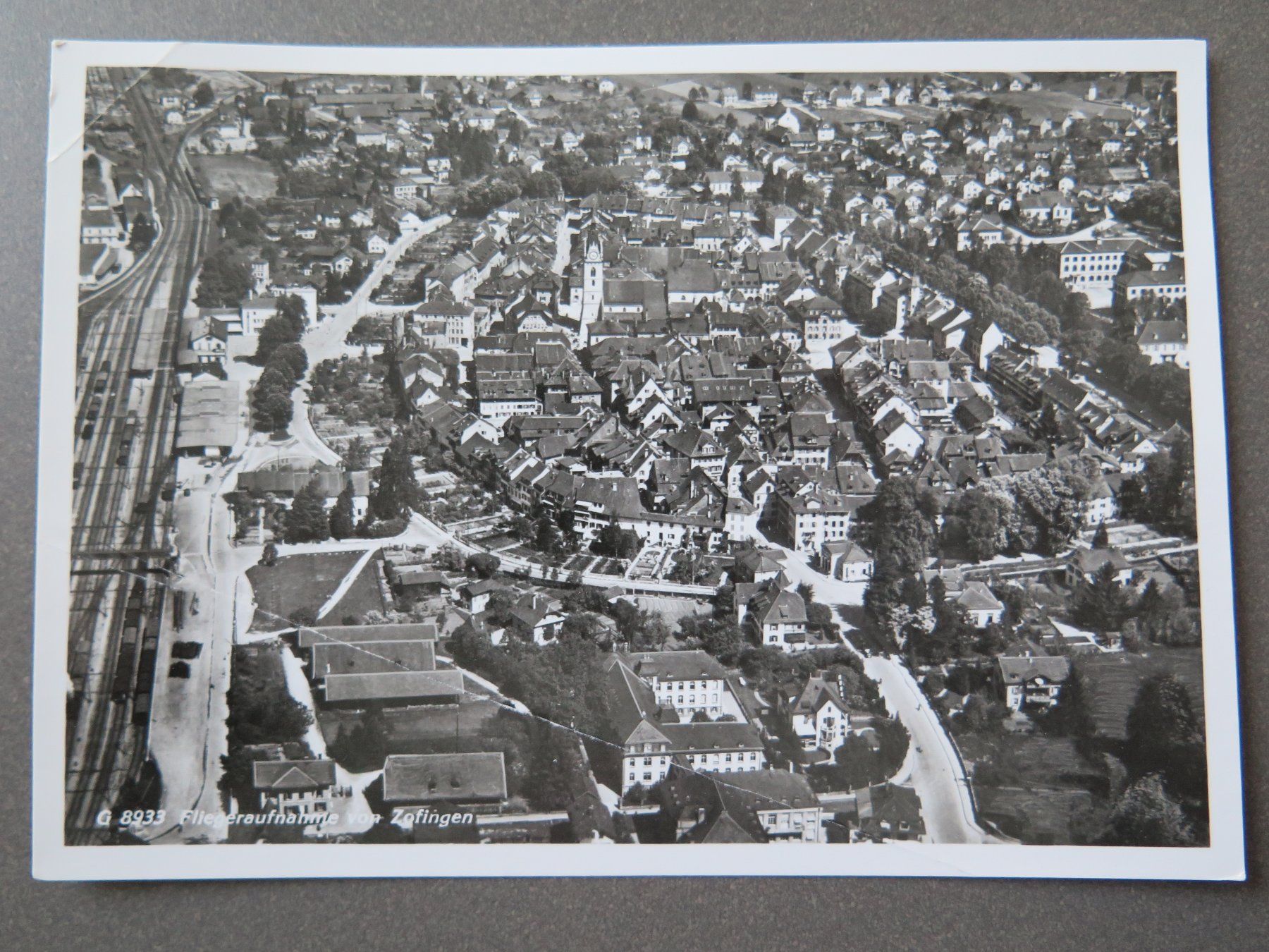 Cartoline postali: ZOFINGEN -  FLIEGERAUFNAHME – Usato da Wittenbach venduto da lipasal