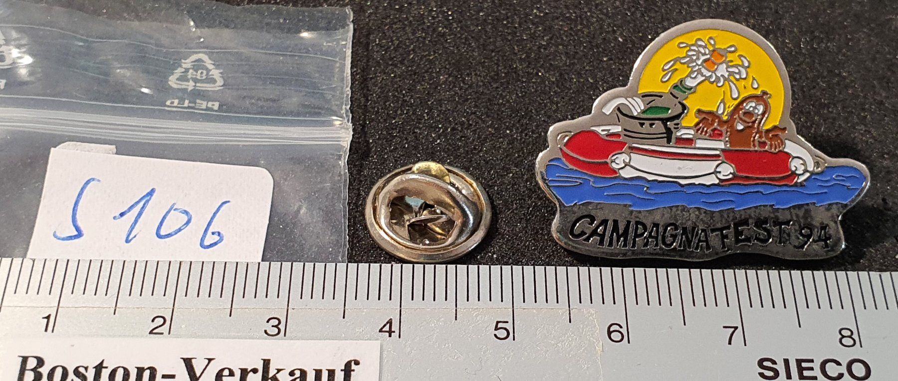 Placchette & Badge: S106 - Pin Campagna Fest 94   Nr. 200 – Usato da Reinach BL venduto da Boston-Verkauf 2