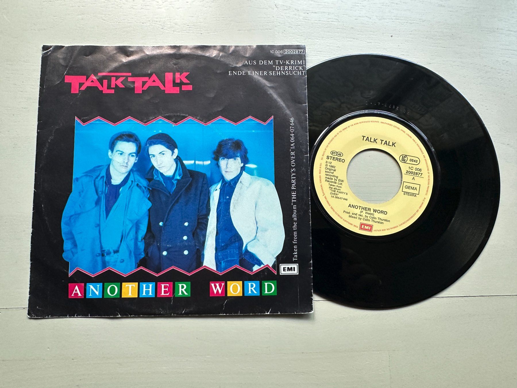 Dischi in vinile: TALK TALK tolle Single 80's Another word Kult Top Synth Pop – Usato da Basel venduto da Partridge