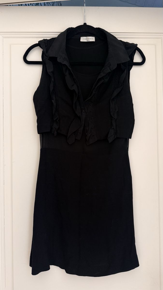 Sandro Kleider: Sandro Black Mini Dress – Gebraucht aus Corsier-sur-Vevey von Kristina.Nova 2