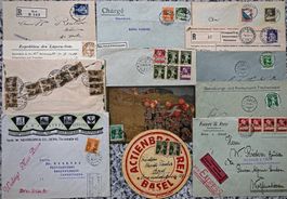 Posten uralte Belege aus der TELLENZEIT Sammelsurium ab 1.-
