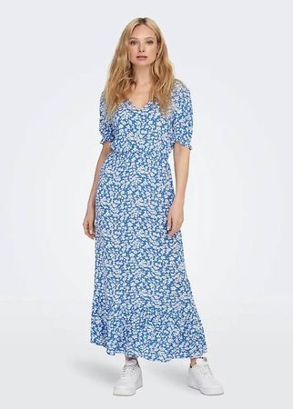ONLY Maxikleid, blumiges Design, Grösse S, wie NEU