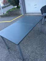 Gartentisch anthrazit 141x83 cm