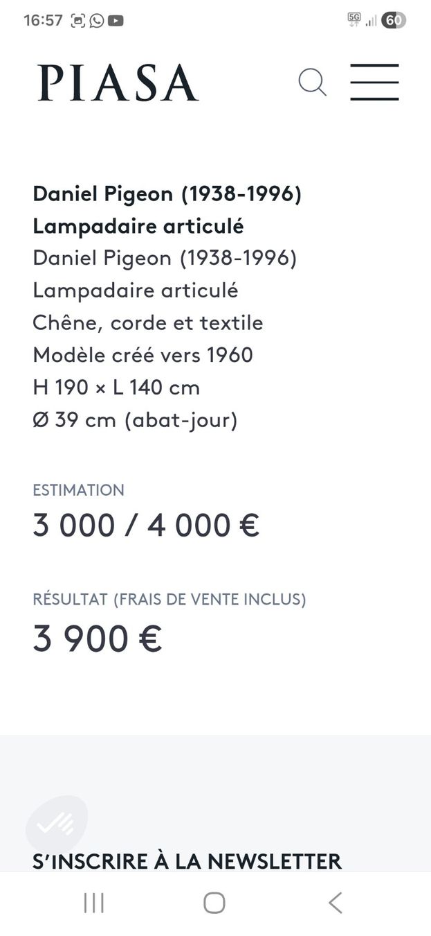 Lampade: Lampe bogenlampe par Daniel pigeon – Usato da Pieterlen venduto da mou_hx6c 6