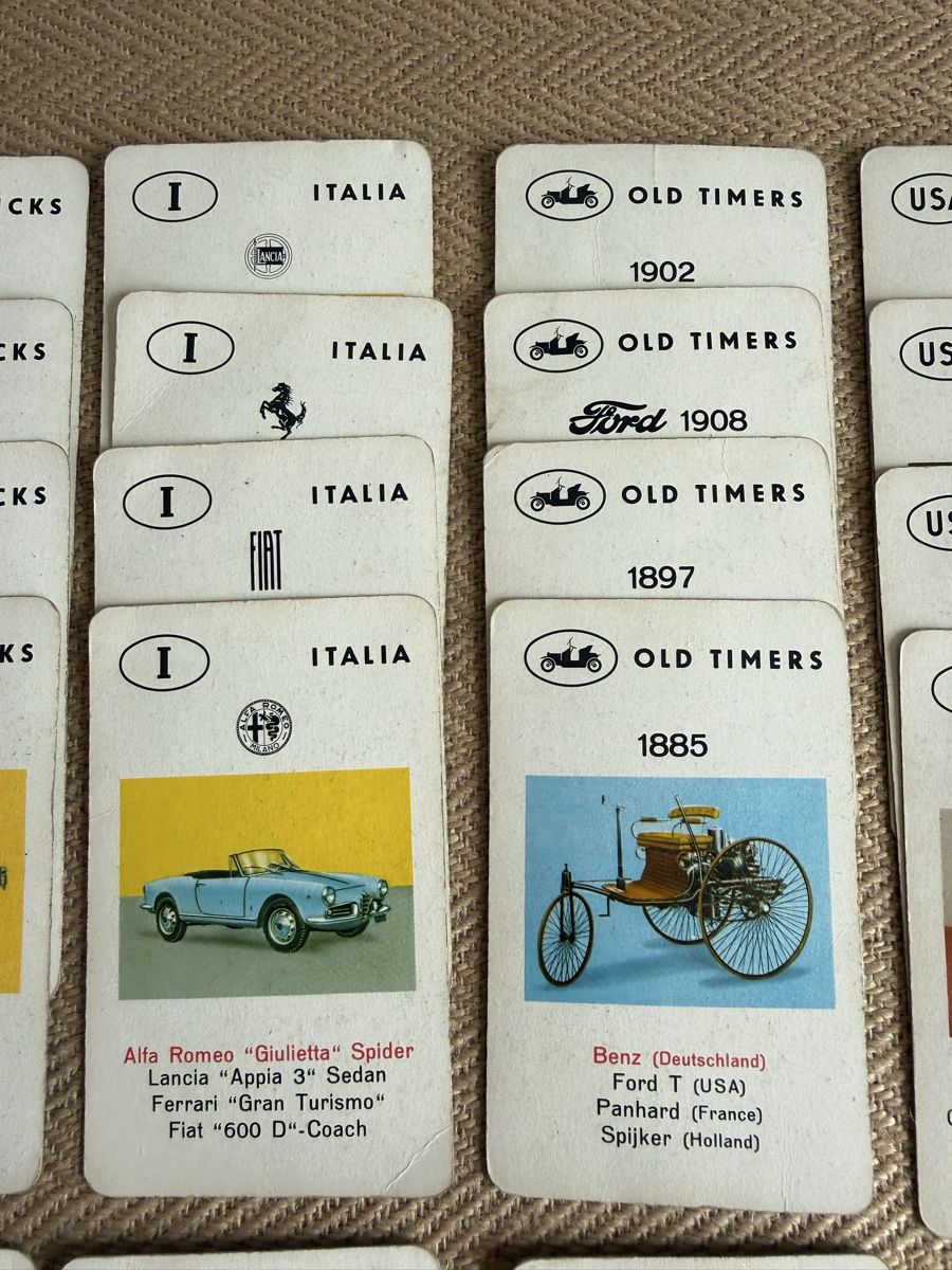 Jumbo Giochi: Vintage AUTO QUARTETT Jumbo Spiele – Usato da Konolfingen venduto da petzipetz 3