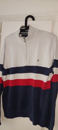 TOMMY HILFIGER S PULLOVER AVEC ZIP style VINTAGE
