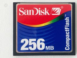 San Disk Compact Flash 512MB Memory Vintage Digitalkamera