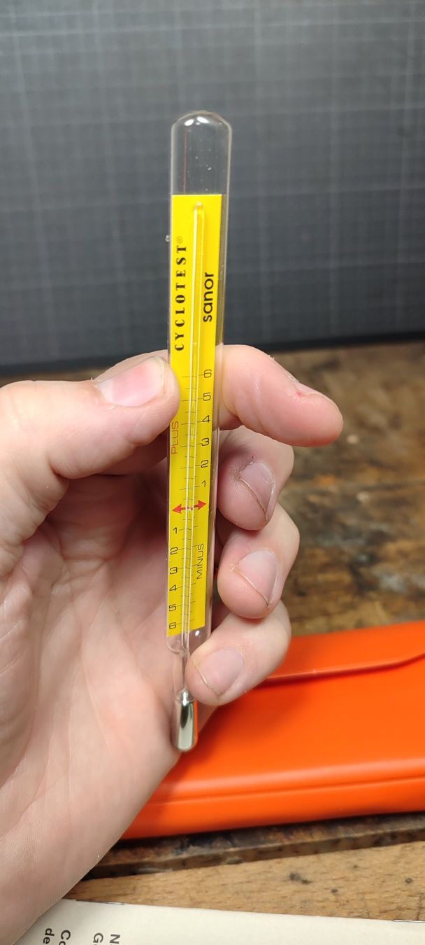 Altro per la casa: Wunderschöner alter Zykluskontrollthermometer – Usato da Gelterkinden venduto da MYSTOREFORYOU4460 2