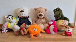 10x Kuscheltiere guter Zustand