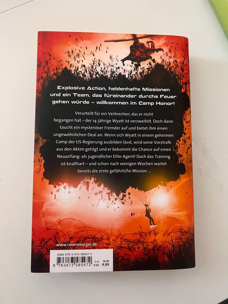 Libri: Buch Camp Honor Die Mission – Usato da Pfäffikon ZH venduto da Batgirl78 1