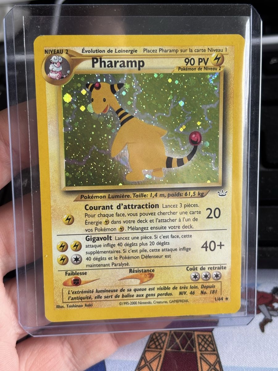 Pokémon Carte collezionabili: Pharamp Holo Neo 1/64 FR – Nuovo (secondo la descrizione) da Puplinge venduto da Collection_Pokepi