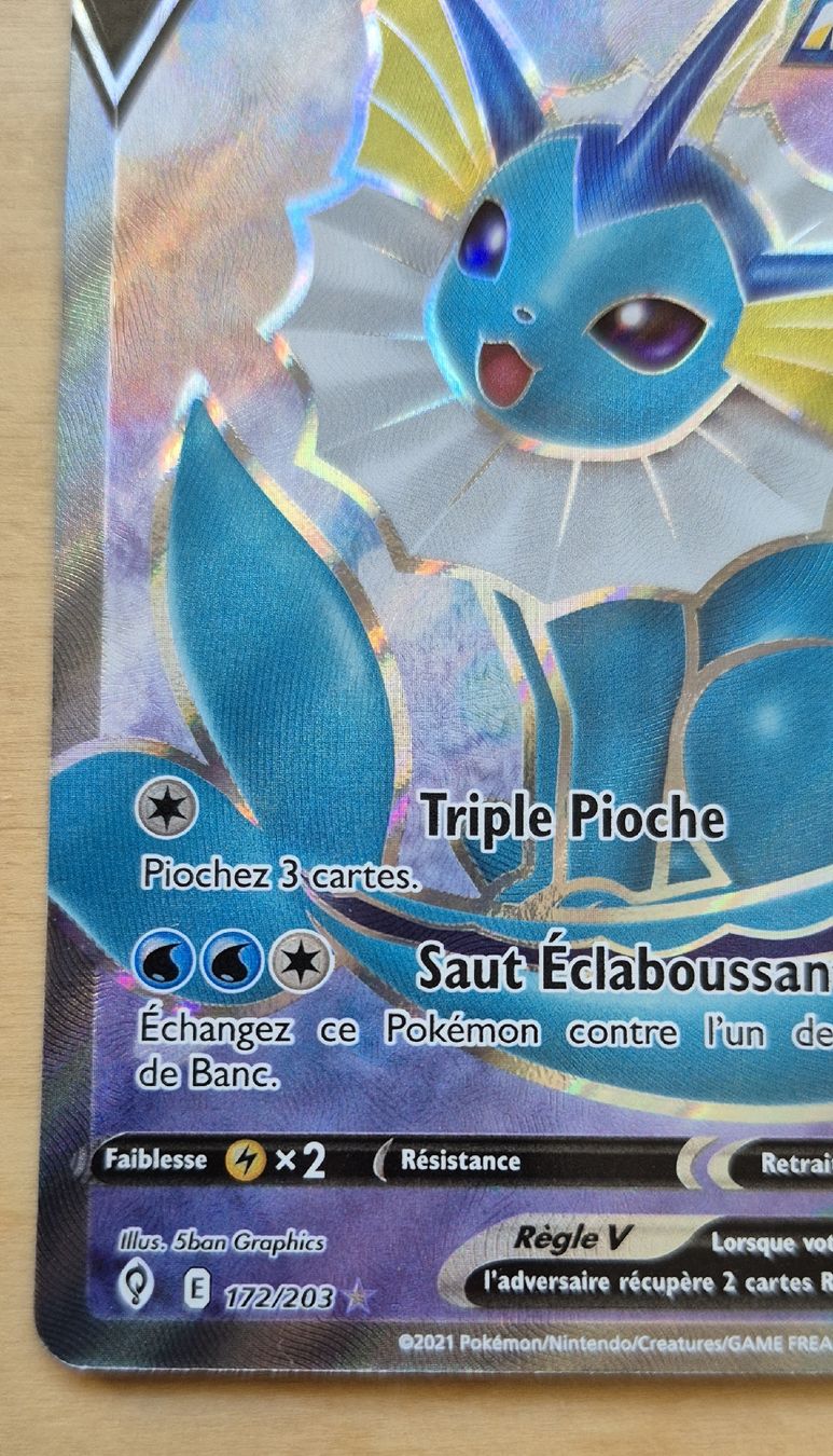 Pokémon Sammelbilder & Trading cards: AQUALI V 172/203 ÉVOLUTION CÉLESTE ÉPÉE ET BOUCLIER 2021 FA  – Gebraucht aus Grand-Lancy von luc111 4
