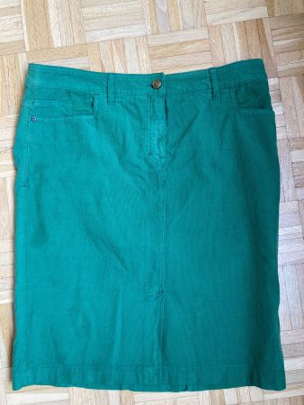 BOGNER Feincord Rock Jupe Jeans grün L 42 44 NEU - NP €99.95