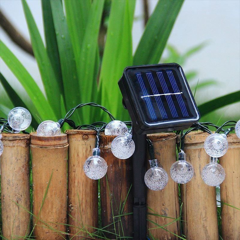 Ghirlande e barre luminose: Solar LEDs Lichterkette Kugel 7M 8Modi – Nuovo (secondo la descrizione) da Thun venduto da keller001 2