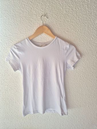 T-shirt blanc polyamide H&M