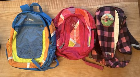 3 Kinder Rucksäcke: Tatonka, Color Kids, Ergobag