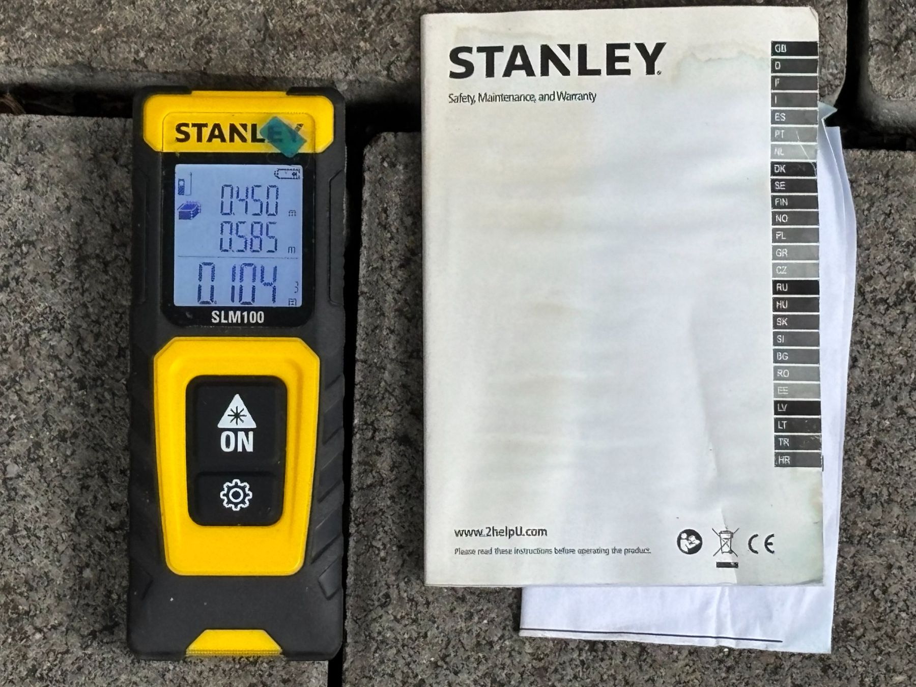 Stanley Messen: Stanley Entfernungsmesser SLM100 – Gebraucht aus zürich von Asm_7773 1