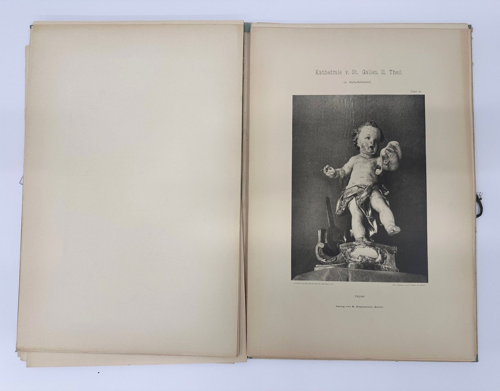 Libri: Die Kathedrale in St. Gallen, Antike Mappe, 1928 – Usato da St. Gallen venduto da winona04 3