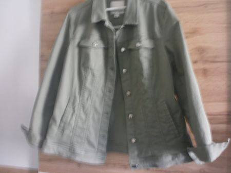 Damen Jeansjacke olivgrün