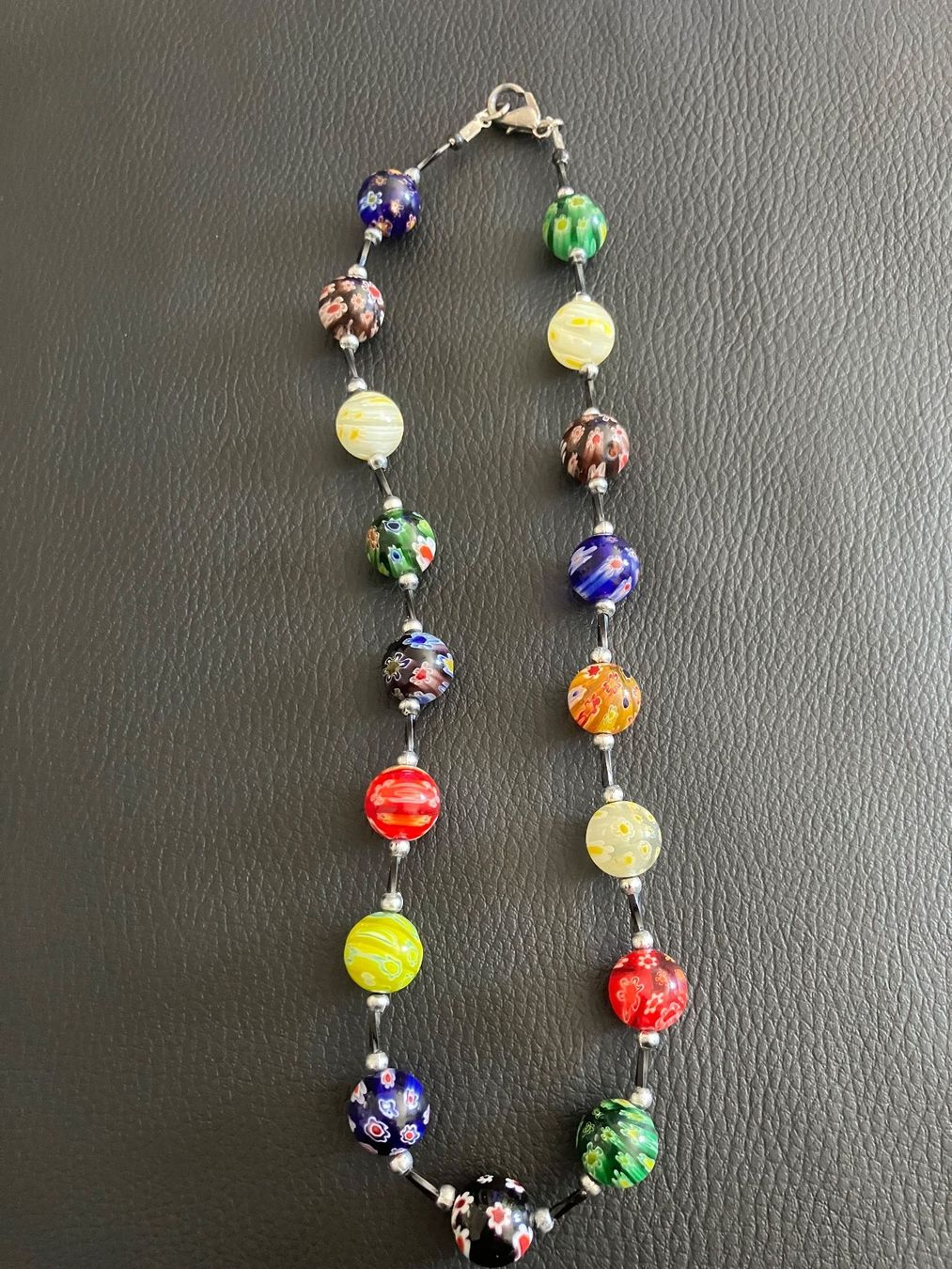 Murano Ketten: collier multicolore en perles de verre de murano 50cm – Gebraucht aus Peseux von Chimon59 1