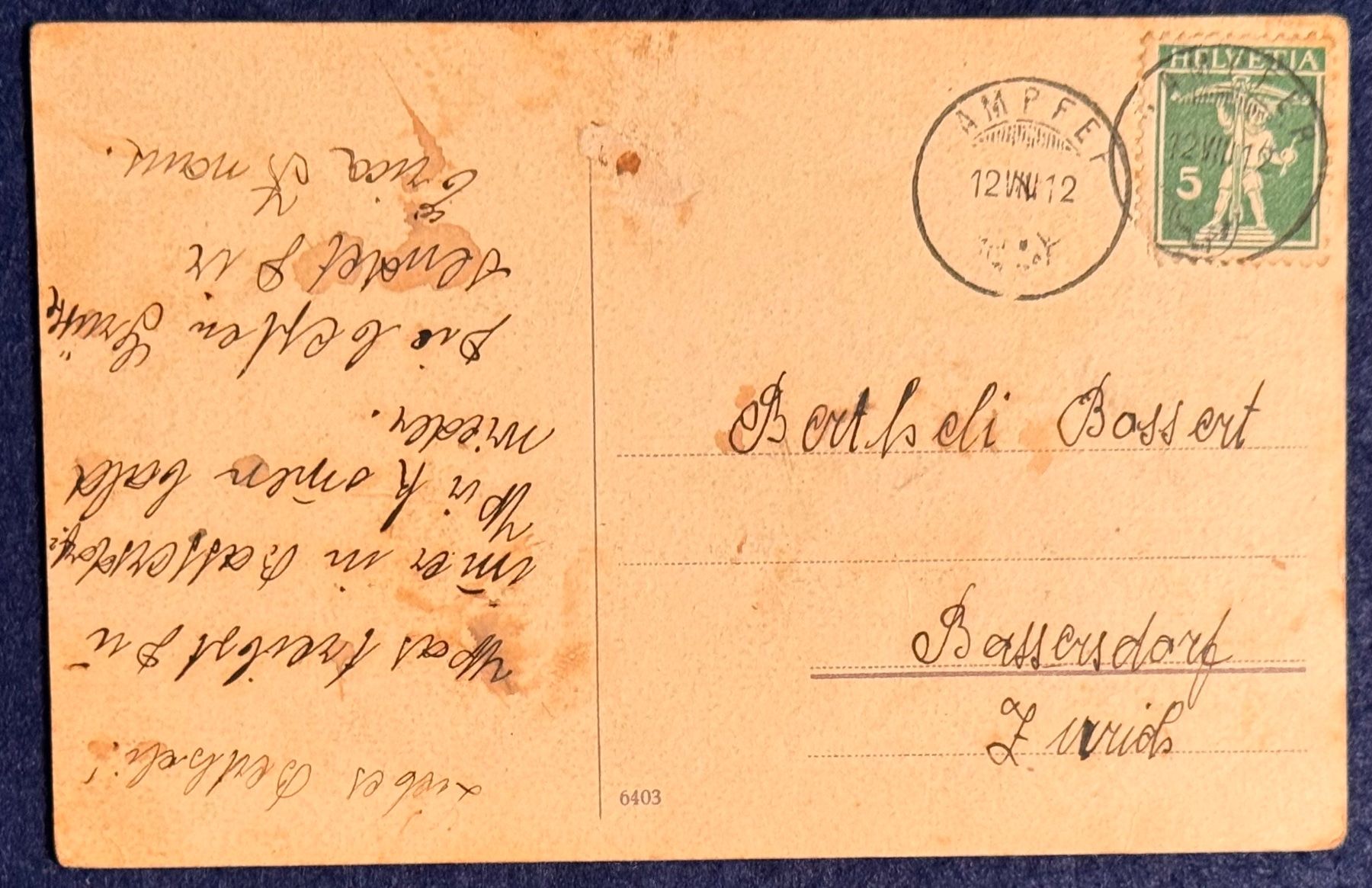 Cartoline postali: Historische Ansichtskarte: Schiefer Turm von St. Moritz – Usato da Andwil SG venduto da Ariisa1234 1