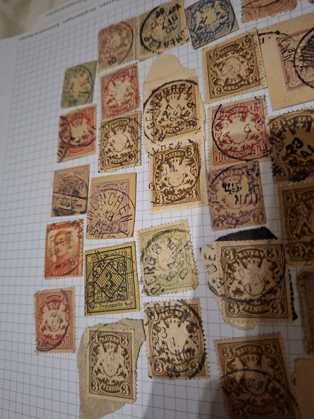 Alle Briefmarken: Bayern / Briefmarken Lot – Gebraucht aus Balgach von SIMEON27 2