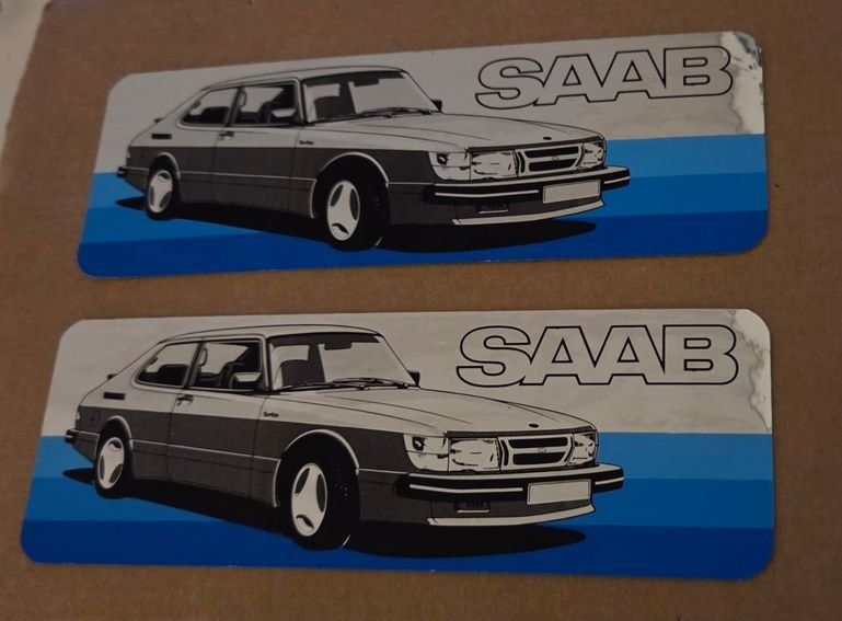 Cricut Autocollants: 2 Sticker Aufkleber SAAB Autocollants – D'occasion à Schenkon par Blech