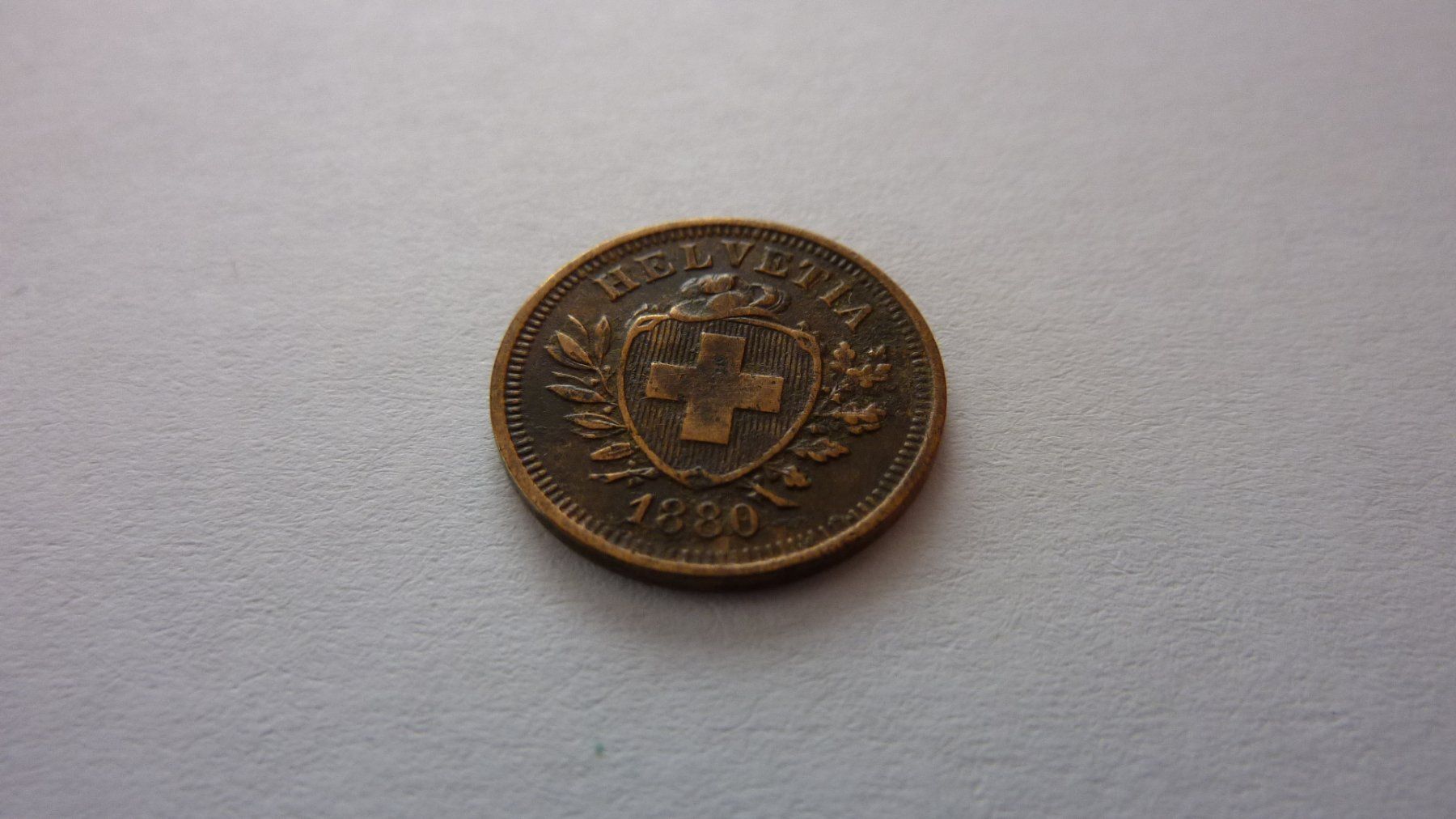 Alle Münzen: Uralter Einräppler 1880 , sehr schön – Neu (gemäss Beschreibung) aus Birrwil von Schnaepli 1