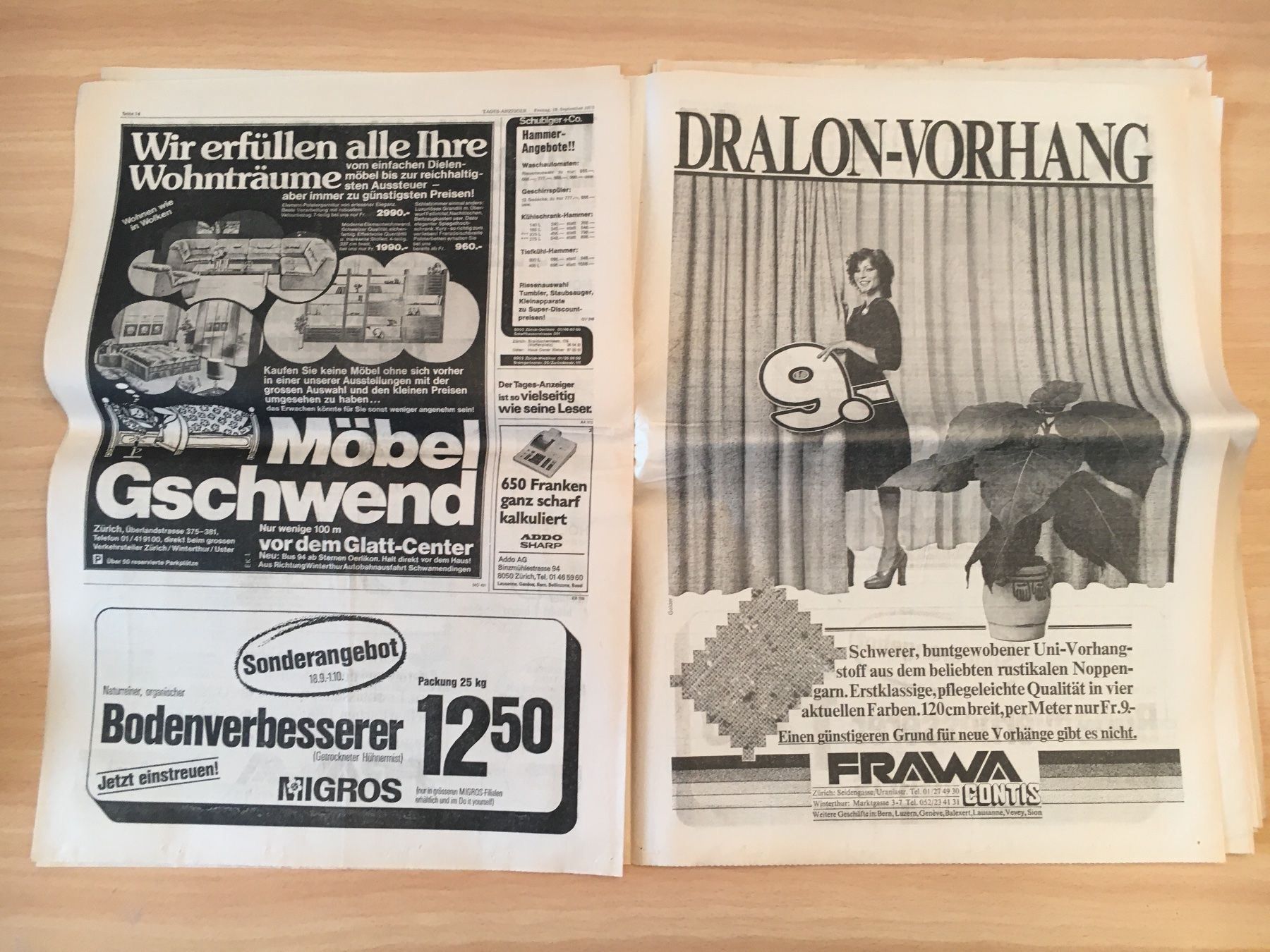 Zeitschriften & Magazine: Tagesanzeiger vom 19. September 1975 – Gebraucht aus Luzern von Jiggy_8898 3