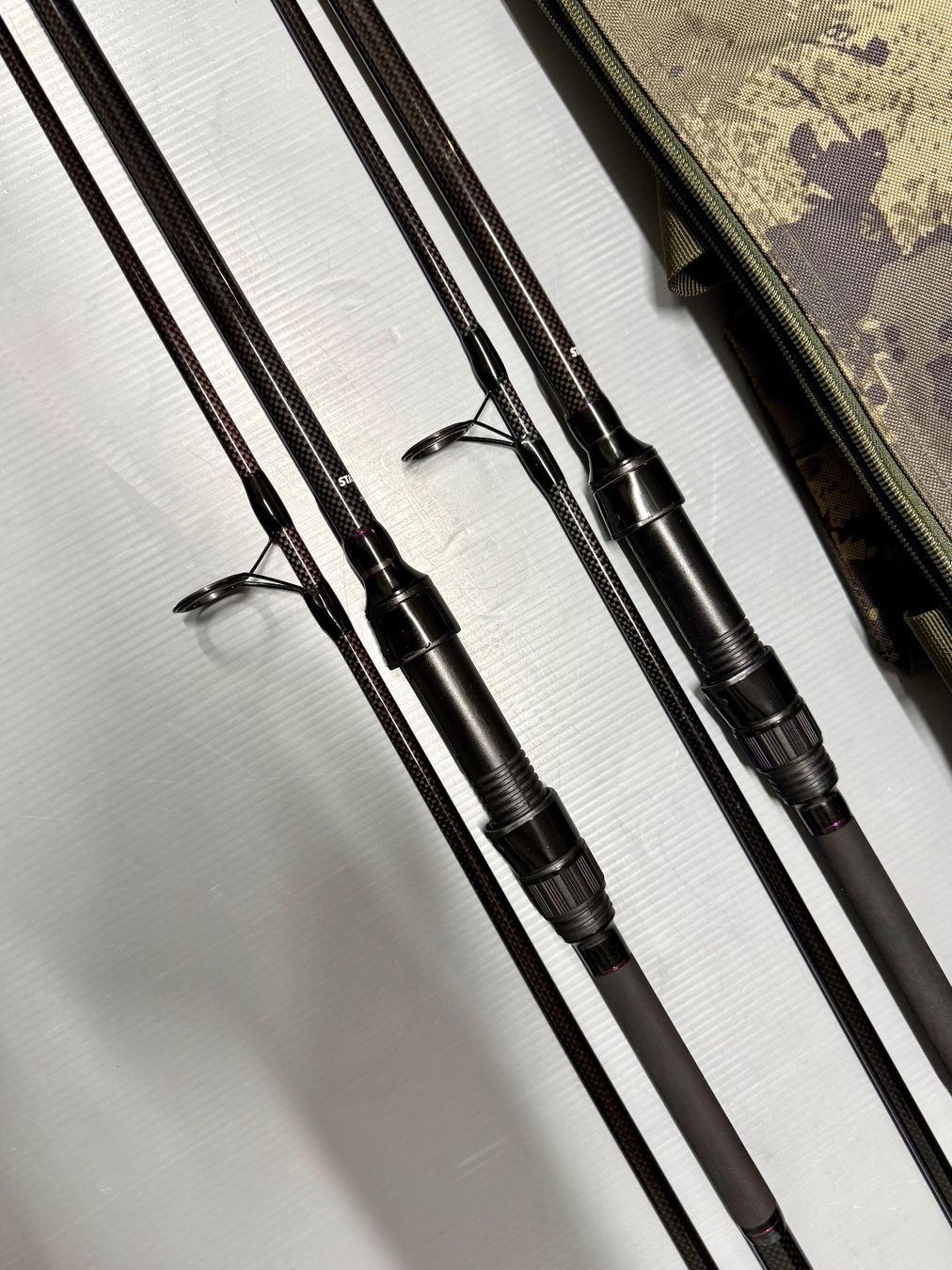 Canne da pesca: 2x Starbait Karpfenruten 3.00m – Usato da Trimbach venduto da duri.. 1