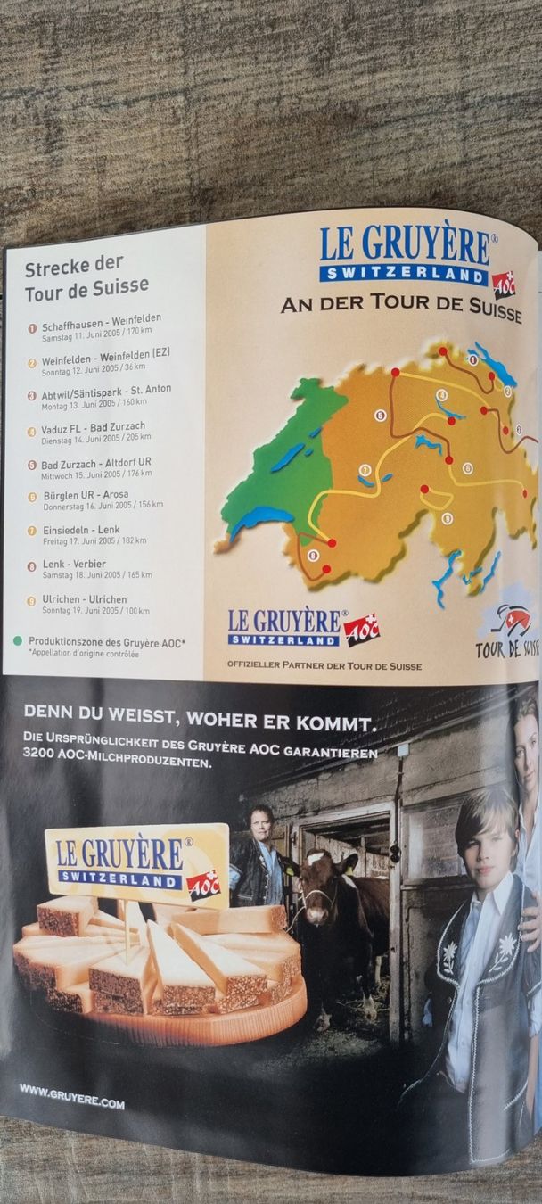 Revues & Magazines: Offizielles Programm Tour de Suisse 2005 gebraucht – D'occasion à Bözberg par hei_bbz2 1