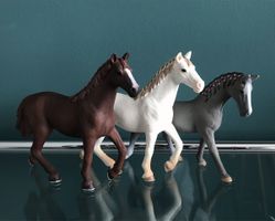 Schleich Pferde, 3 Stk, gebraucht, Top Zustand