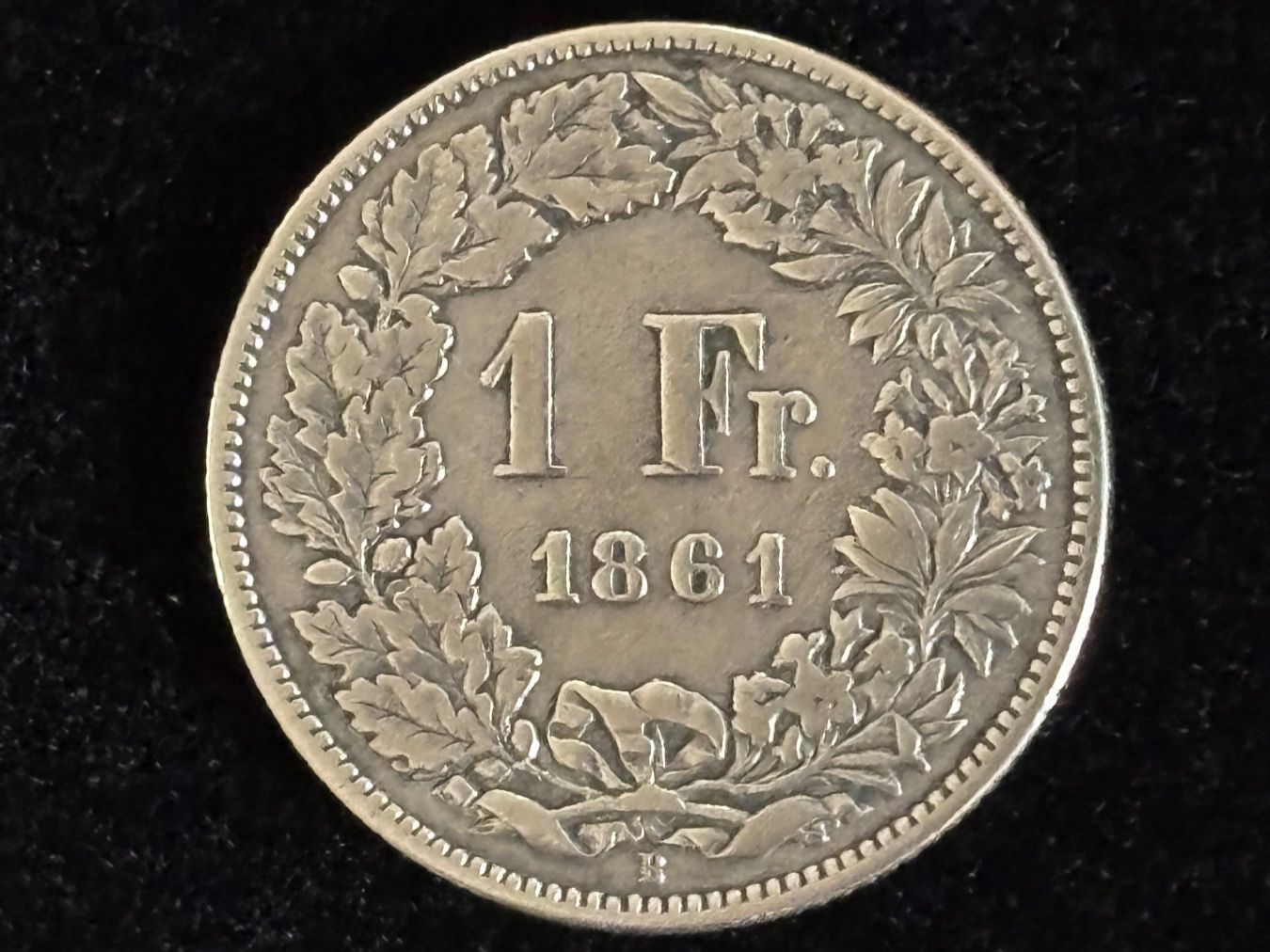 Toutes les monnaies: 1 Fr. 1861 mit original Patina – D'occasion à Niederlenz par Angi_e 1
