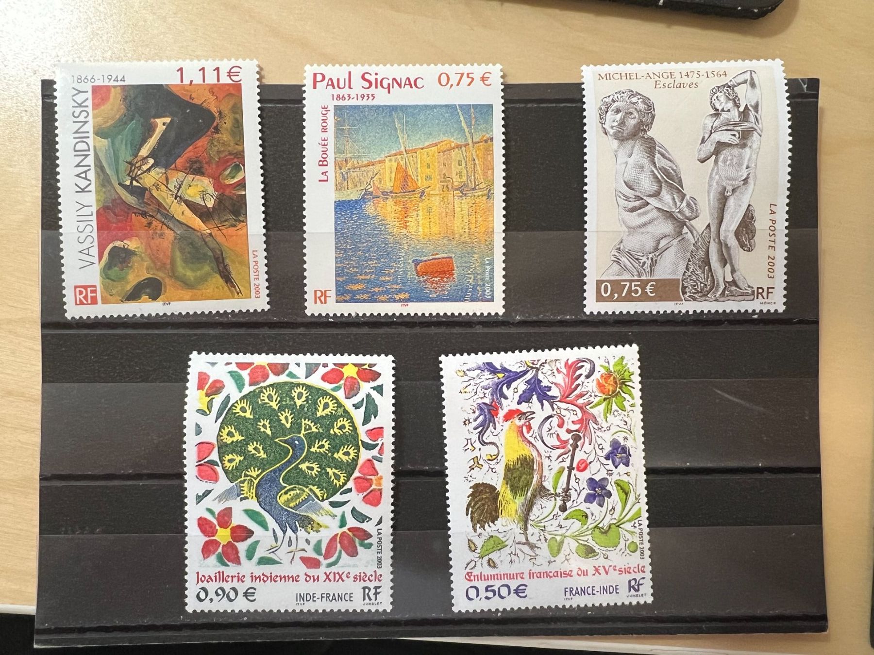 Tutti i francobolli: 5 tableaux Musée Imaginaire 2003** – Nuovo e nell'imballaggio originale da Lausanne venduto da ffhoud