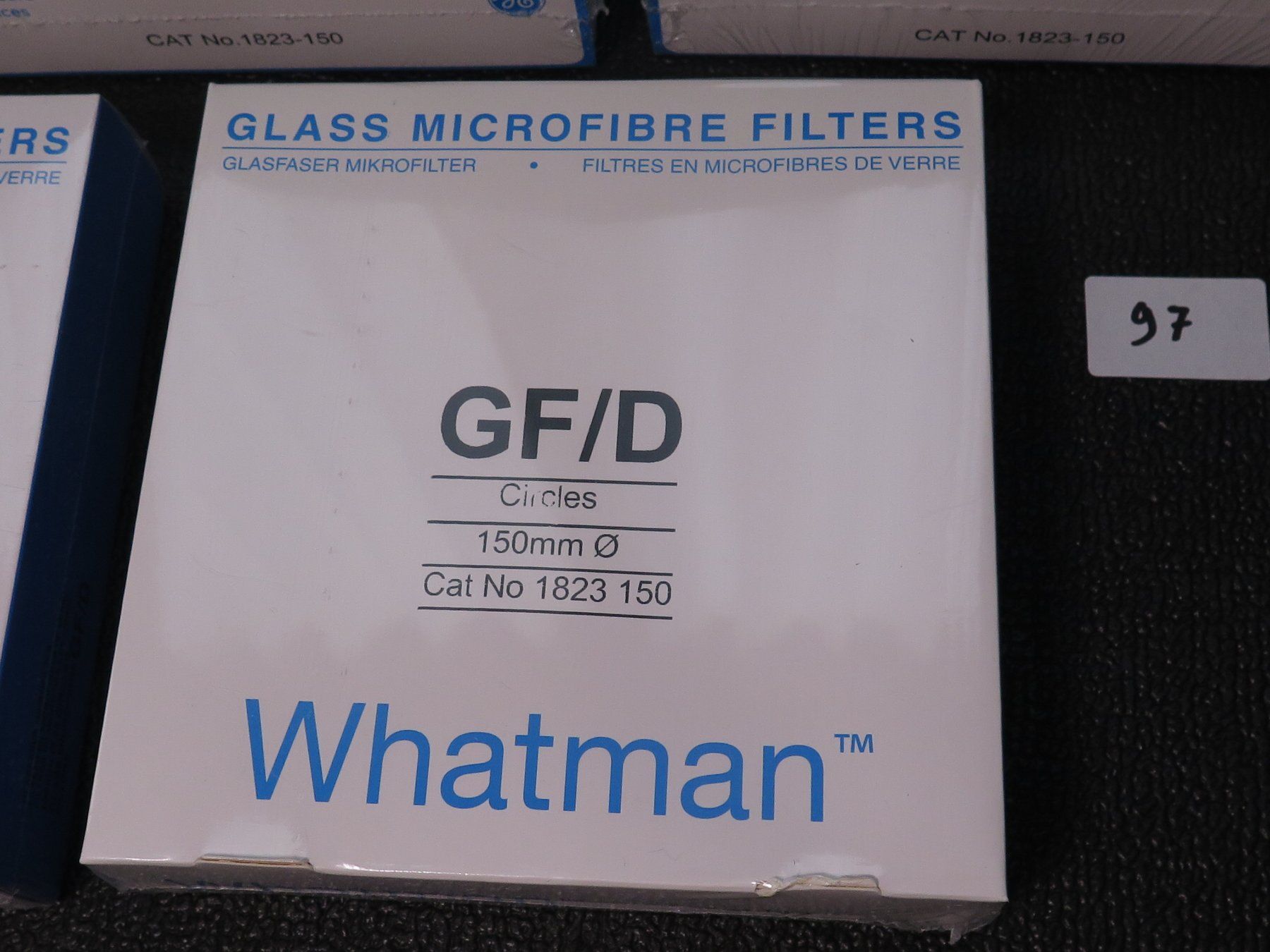 Altri elettrodomestici e apparecchi d’epoca: 5x Whatman Glasfaserfilter GF/D 150mm NEU OVP – Nuovo e nell'imballaggio originale da Basel venduto da Deko1 1