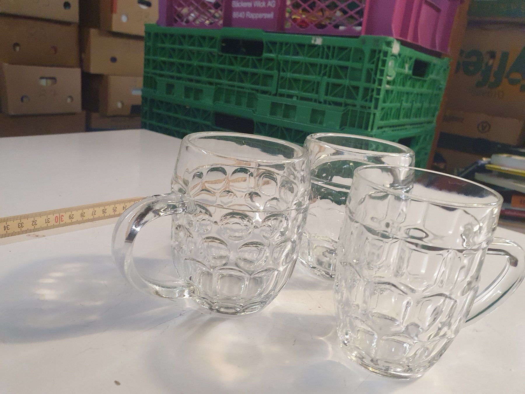Bicchieri: 3 Stk Bierhumpen 2 x 3dl, 1 x 2dl – Usato da Zürich venduto da loosebone 2