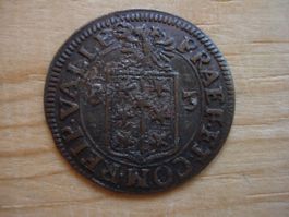 (P2) Wallis Halbbatzen 1683