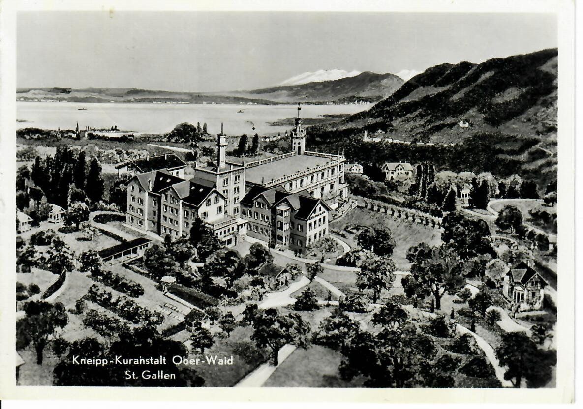 Cartoline postali: Kneipp Kuranstalt Ober - Waid SG – Usato da Hochdorf venduto da Ziegel-16