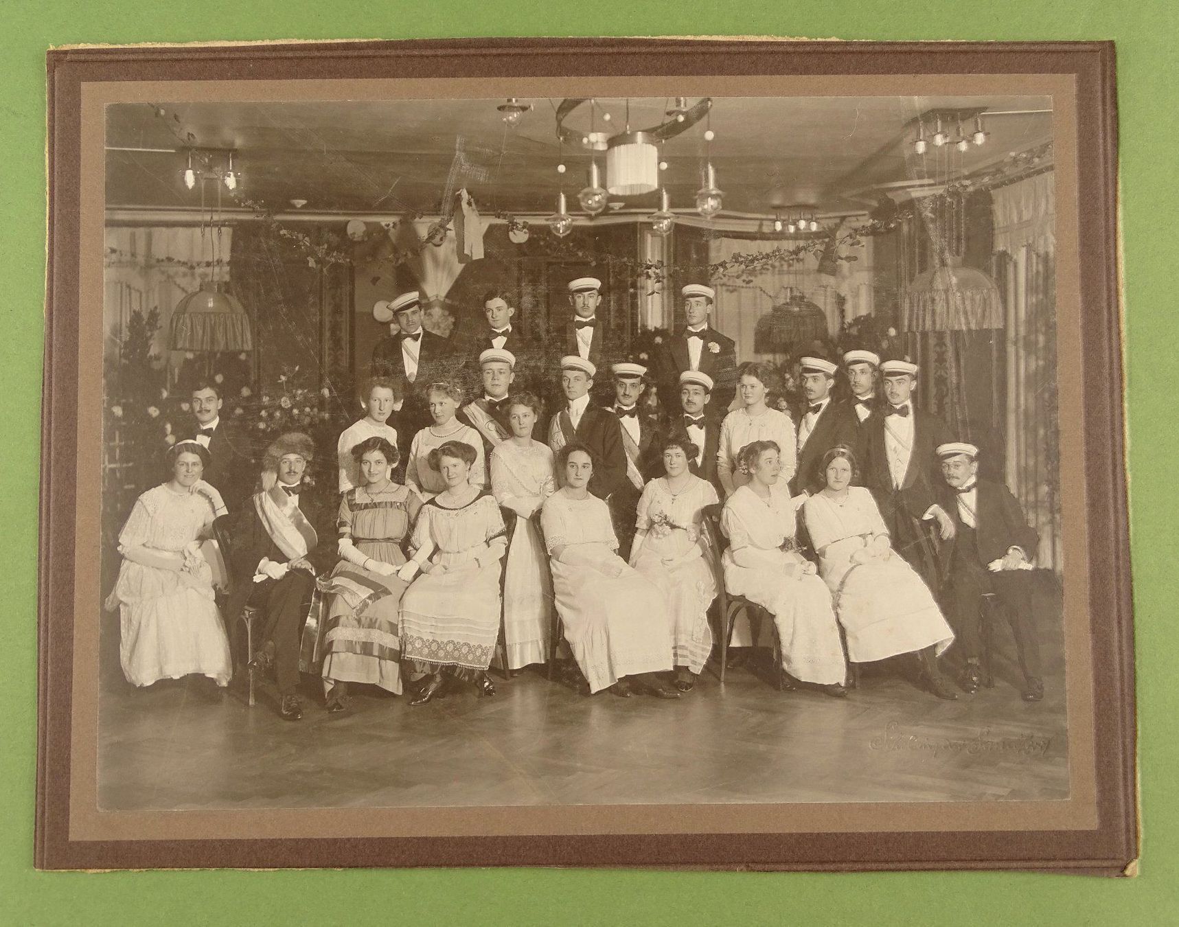 Cartoline postali: STUDENTIKA, MERKURIA-BALL 1912 – Usato da Grüningen venduto da Kartensammler