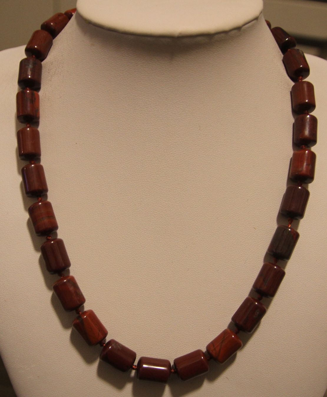 Ketten: NEU: Jaspis Halskette Collier Kette Schmuck – Neu (gemäss Beschreibung) aus Matten b. Interl von EdelsteineInterlaken 2